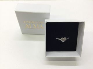 anillo oro 18k con circonita