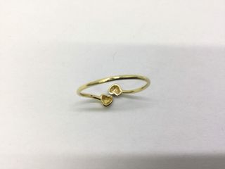anillo oro 18k con circonita