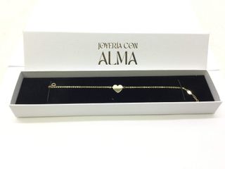 pulsera oro 18k con piedra