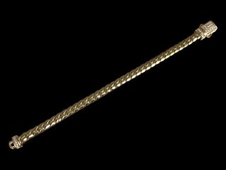 pulsera oro 18k con circonita