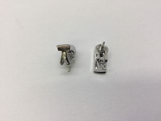 pendientes oro 18k con piedra