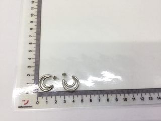 pendientes plata 925mm con piedra con circonita