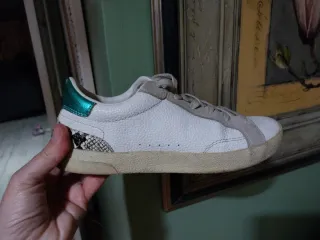 Zapatillas Zara Verde y Blanco