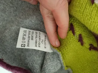 Cárdigan de punto bordado multicolor