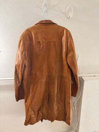 Cappotto Mila Schön lungo in pelle vintage