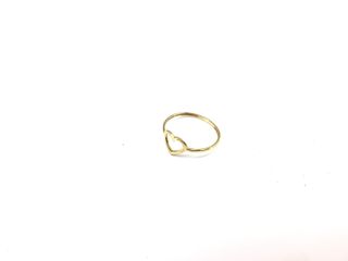 anillo oro 18k con piedra con circonita