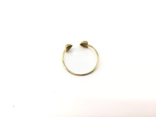 anillo oro 18k con circonita