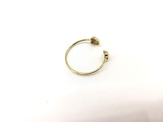 anillo oro 18k con circonita