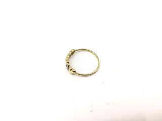 anillo oro 18k con piedra con circonita