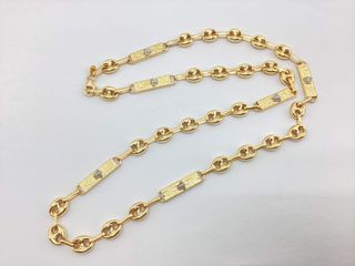 cadena oro 18k 30cm