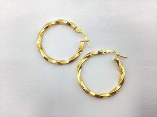 argollas oro 18k