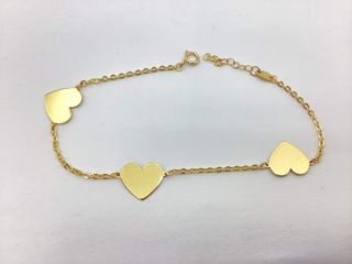 pulsera oro 18k con piedra