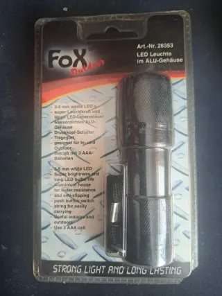 Lanterna LED Fox Outdoor Alumínio Nova