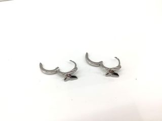 argollas plata 925mm con piedra con circonita