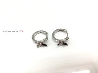 argollas plata 925mm con piedra con circonita
