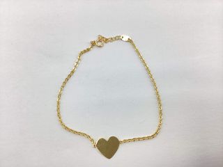 pulsera oro 18k con piedra