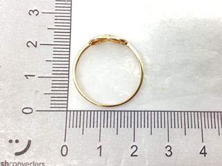 anillo oro 18k con circonita