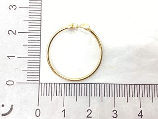 anillo oro 18k con circonita