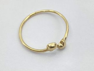anillo oro 18k con circonita