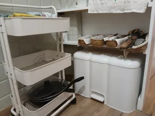 URGE - Carrito auxiliar Raskog Ikea blanco