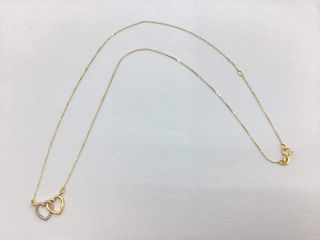 collar oro 18k 22cm