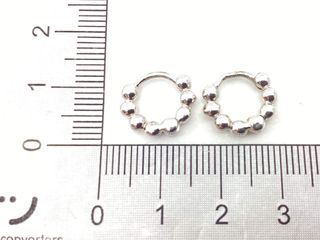 pendientes plata 925mm