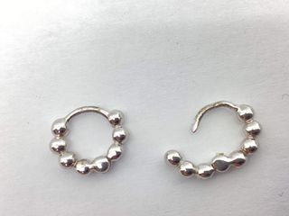 pendientes plata 925mm