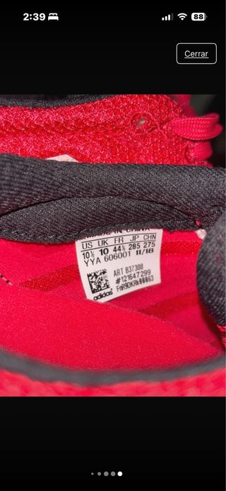 Adidas Zapatillas Running Rojas