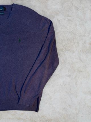 Maglione Ralph Lauren V-neck lilla zona Salerno