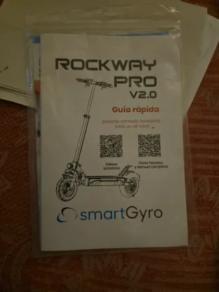 Guía Rápida SmartGyro Rockway Pro V2.0