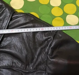 Cazadora Piel Calvin Klein Negra