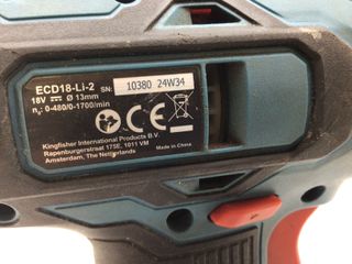 taladro a bateria erbauer ecd18-li-2