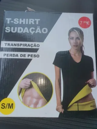 T-Shirt Sudação Transpiração Perda Peso S/M
