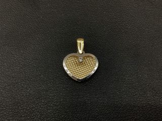colgante oro 18k con piedra