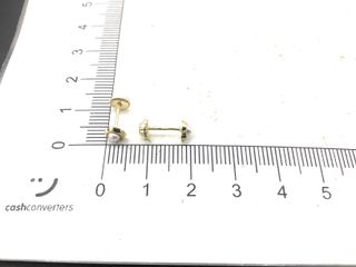 pendientes oro 18k con piedra