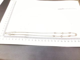 cadena plata 925mm 23 2.5cm