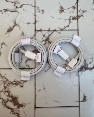 2 Cavi Caricabatterie Originali Apple per iPhone