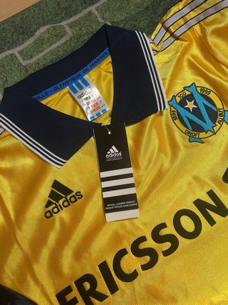 Olympique Marseille Jersey 1998 Pires #7
