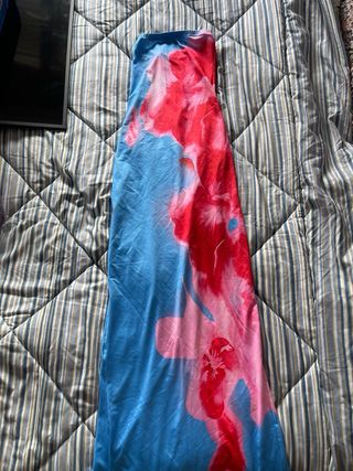 Vestido largo estampado