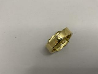 sello oro 18k con circonita