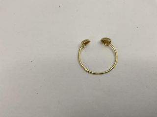 anillo oro 18k con circonita
