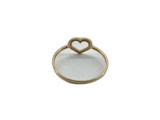 anillo oro 18k con piedra con circonita