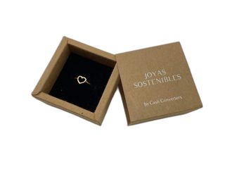 anillo oro 18k con piedra con circonita