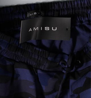 Pantalones de chándal camuflaje azul