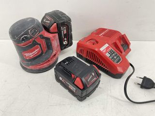 lijadora orbital milwaukee roto orbital m18 bos125