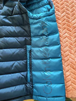 Chaleco Calvin Klein acolchado azul XL