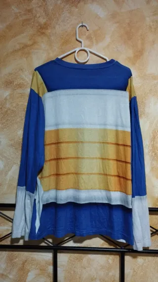 Camiseta manga larga hombre disfraz Vegeta, L