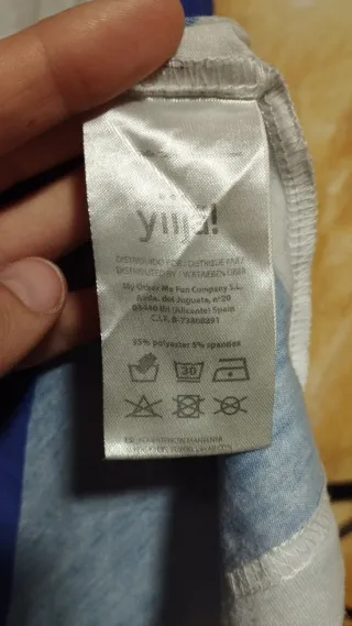 Camiseta manga larga hombre disfraz Vegeta, L