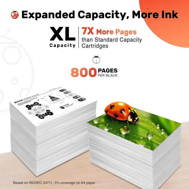 COCCINK 305XL Pack 2 tinta negra HP DeskJet 2820e