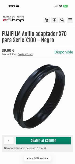 Fujifilm X100VI Negra